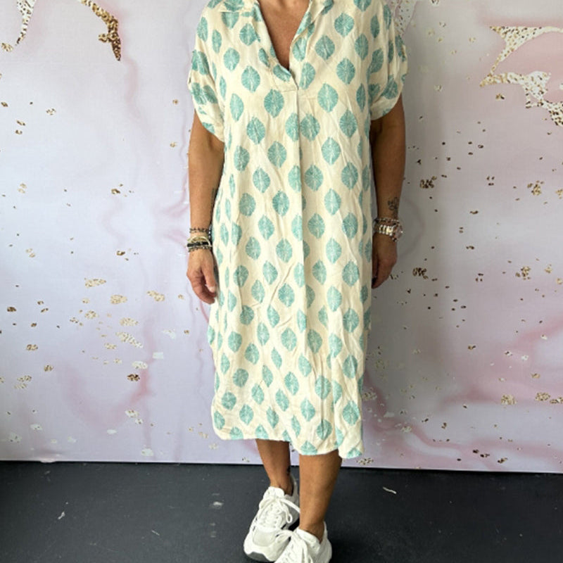 Dini™ | Stijvolle jurk met V-hals