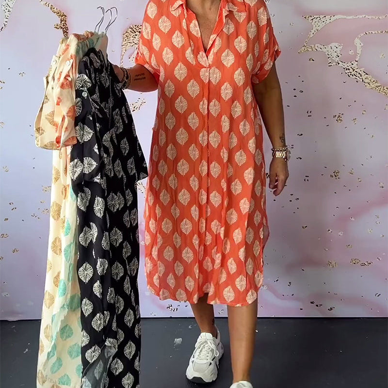 Dini™ | Stijvolle jurk met V-hals