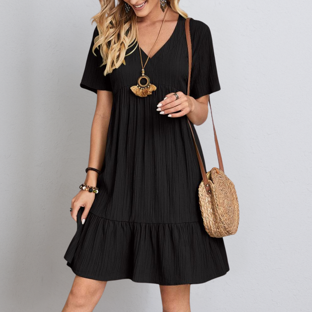 Annemarie™ - Elegante Jurk met Buikbedekking