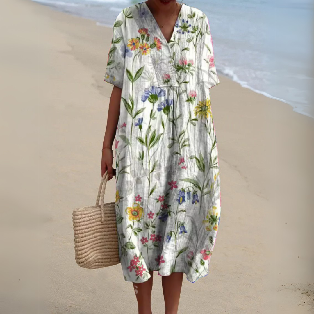 Nathalie™ | Elegante Bloemenjurk