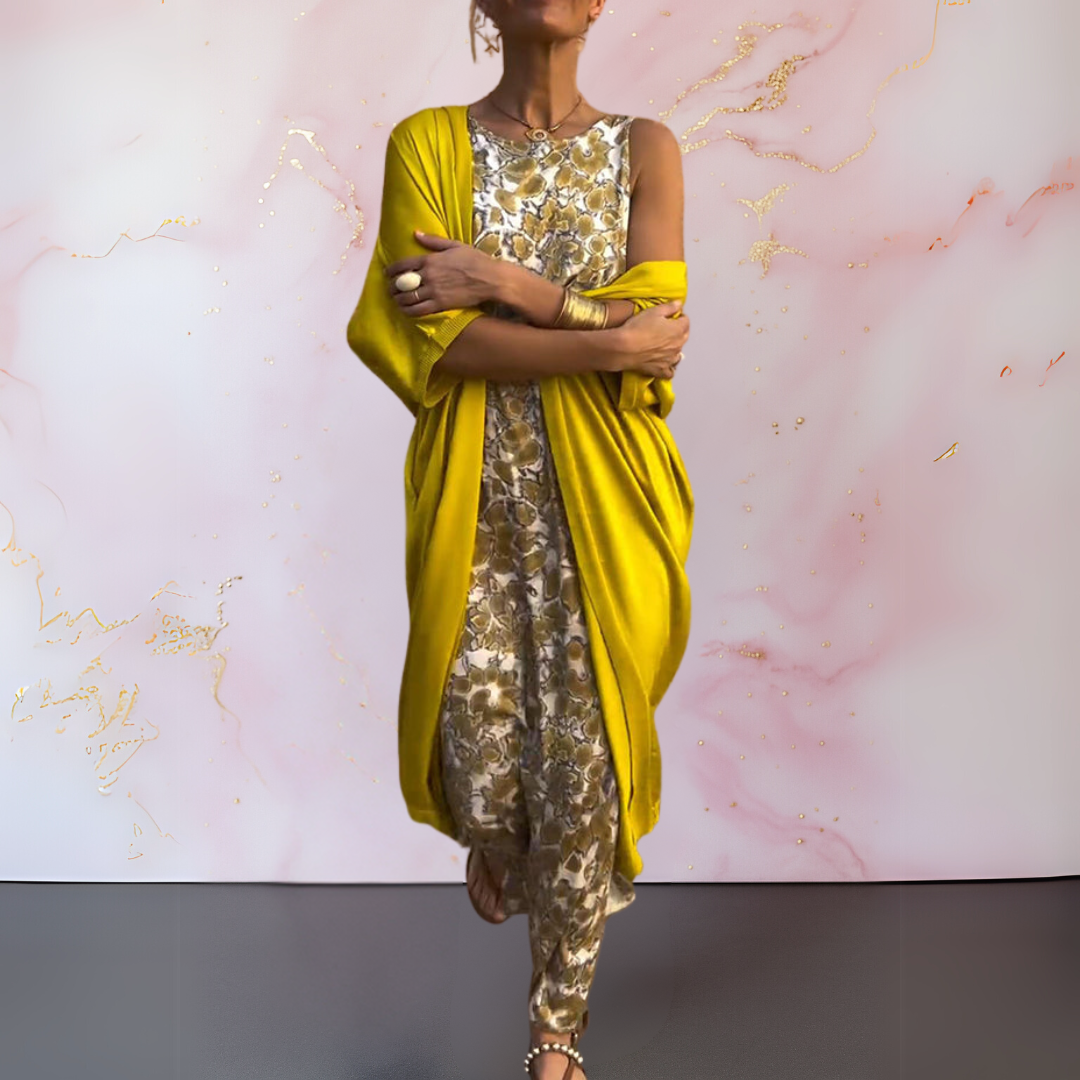 Melanie™ | Elegante jurk met vest