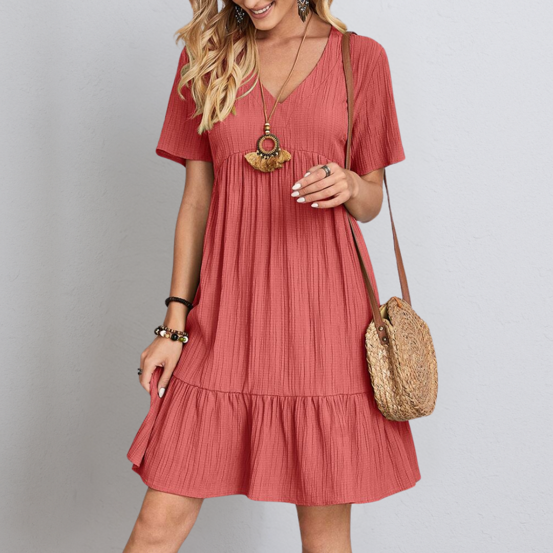 Annemarie™ - Elegante Jurk met Buikbedekking