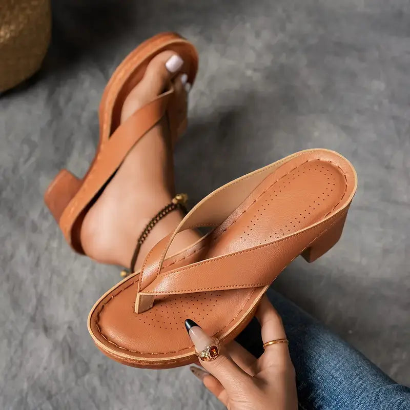 Saskia™ | Orthopedische Slipper met Hak